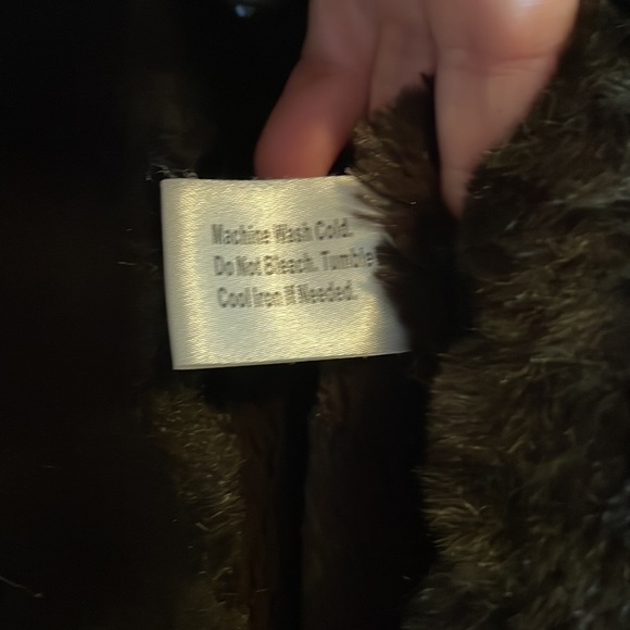 Gallery Dark Brown Faux Fur Lined Waterproof Winter Coat. Women’s Petite Small. - Picture 8 of 12